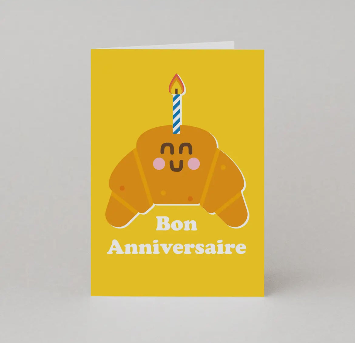 Croissant Birthday Card