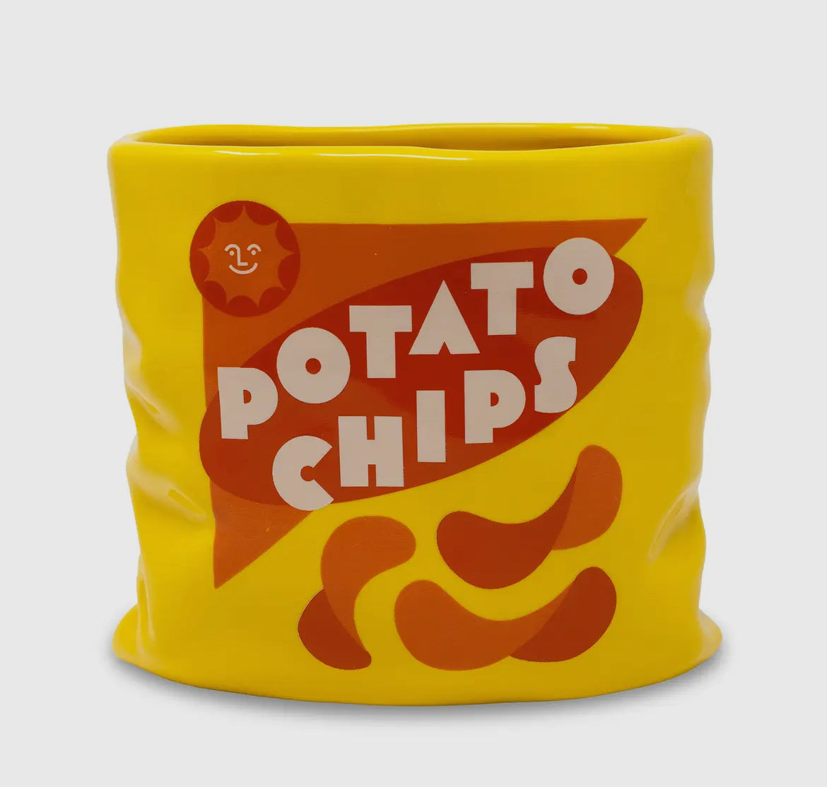 Potato Chips Ceramic Vase