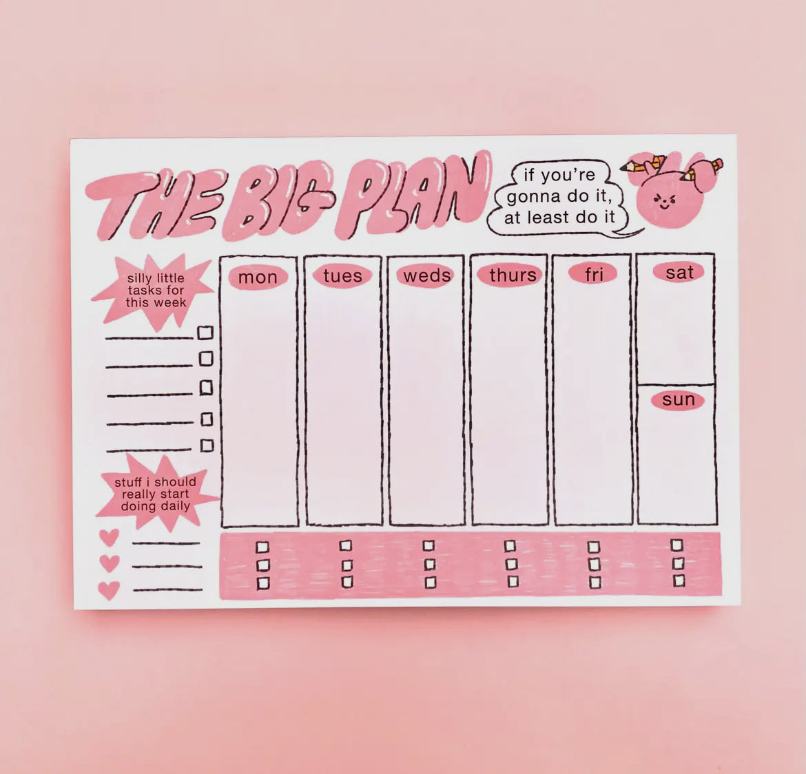 Weekly Planner Desk Notepad