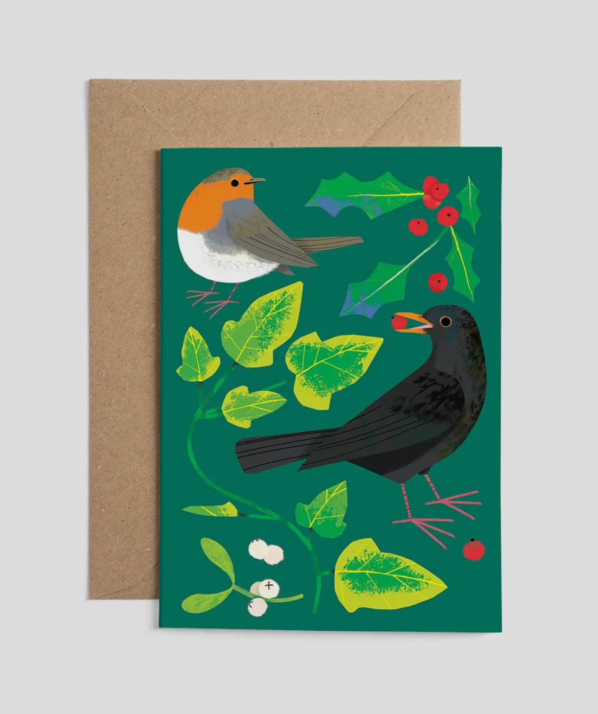Holly and Ivy Card