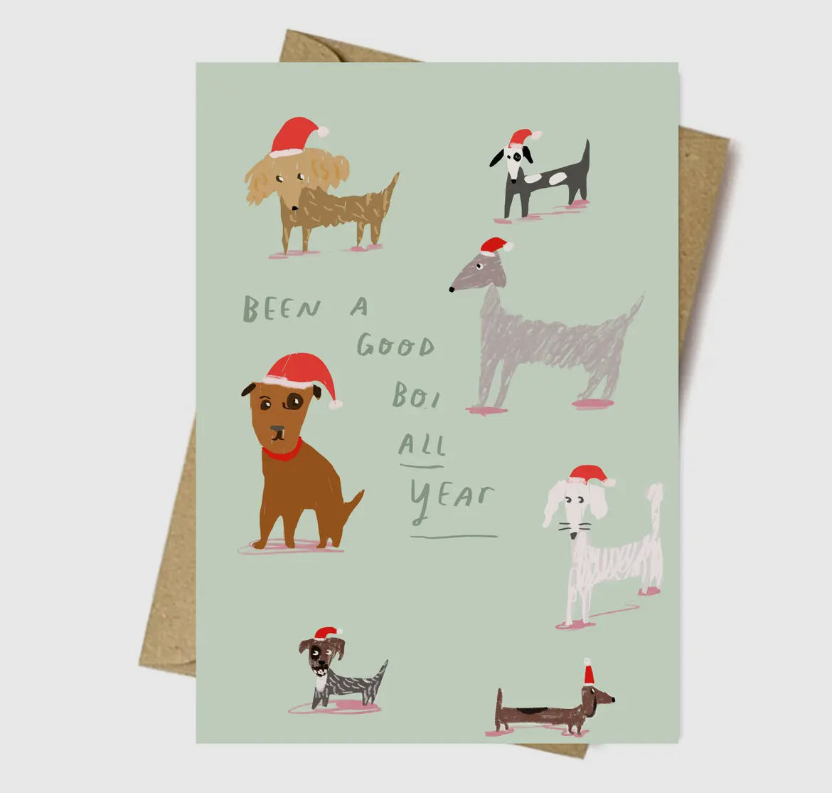 Good Boi Christmas Card