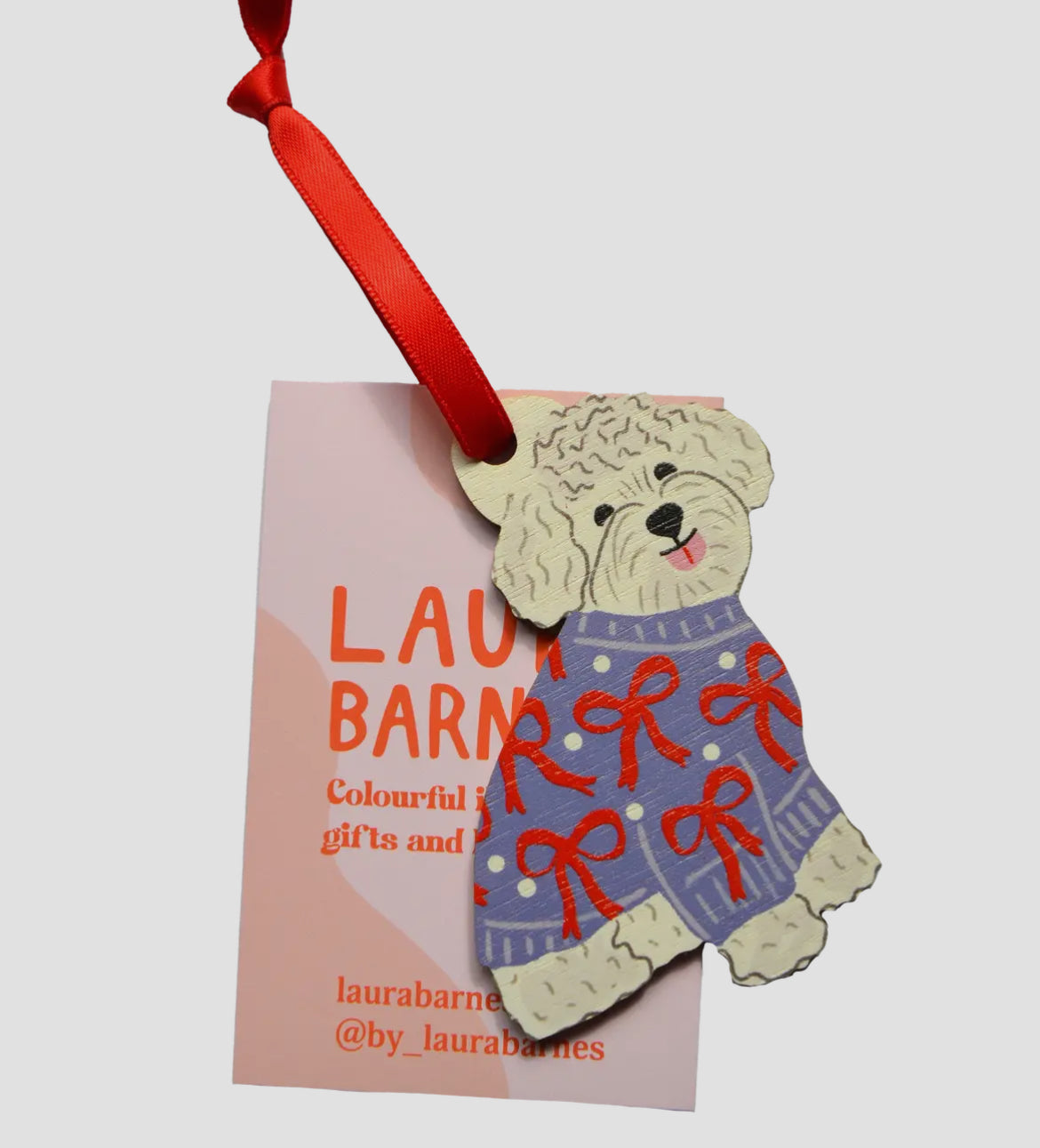 White Fluffy Dog Decoration