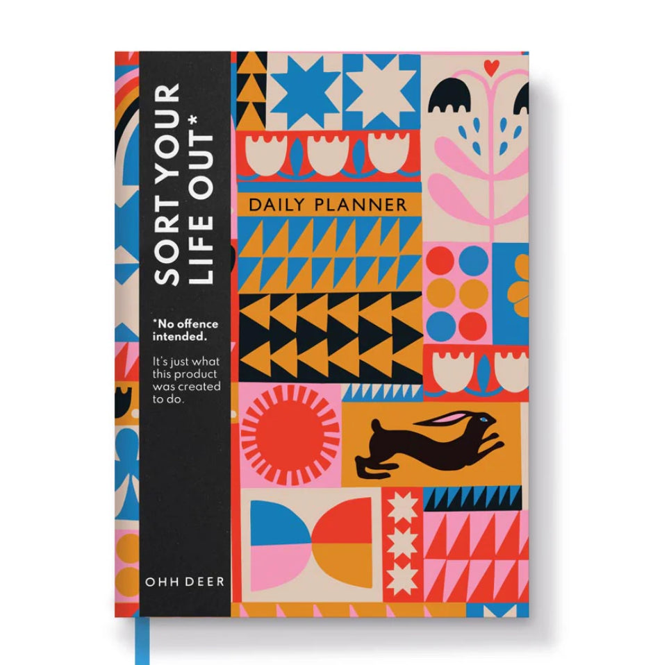 Abstract Patchwork Daily Planner