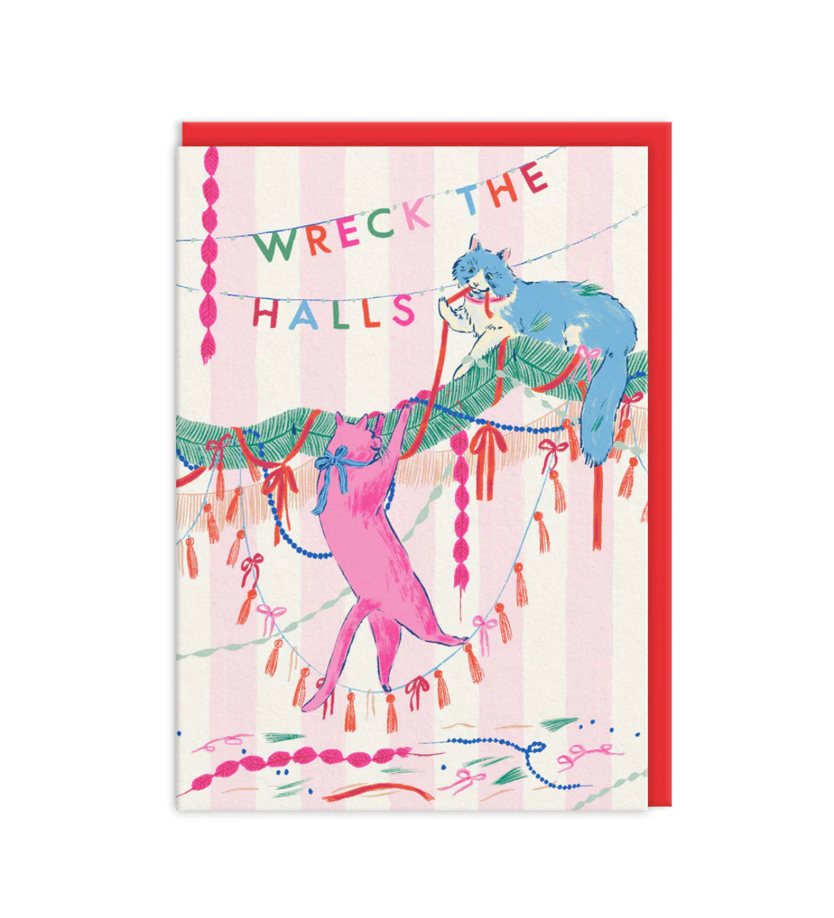 Cats Critters Christmas Card