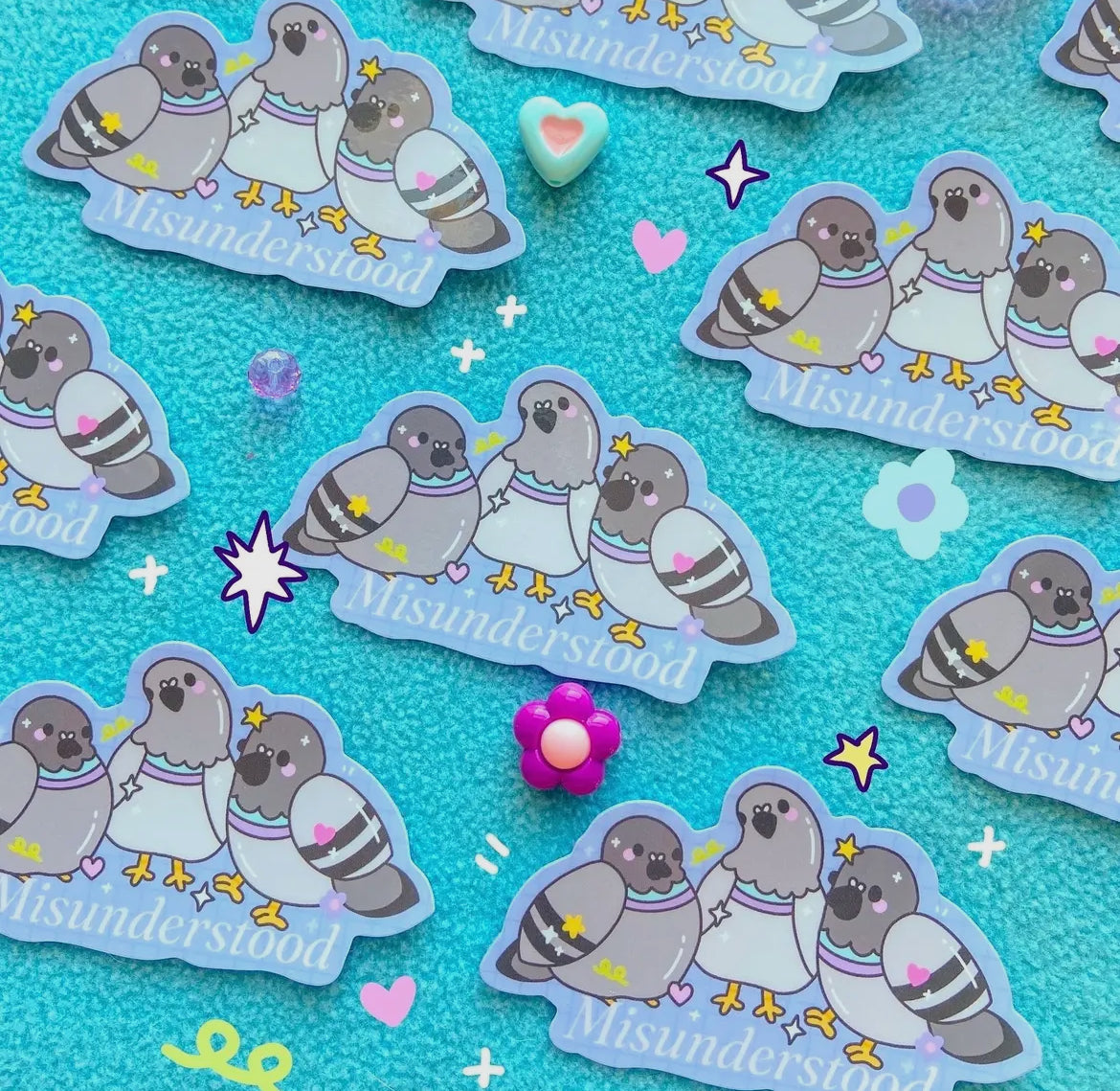Misunderstood Pigeon Sticker