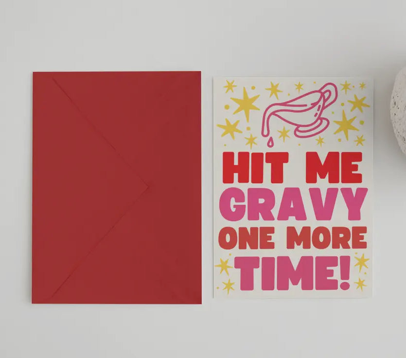 Hit Me Gravy One More Time Card