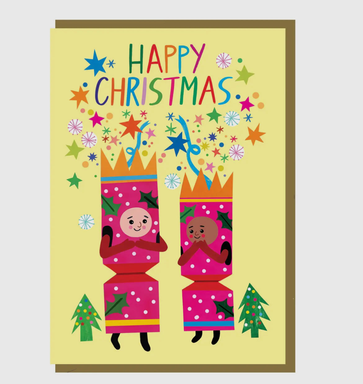 Crackers Christmas Card