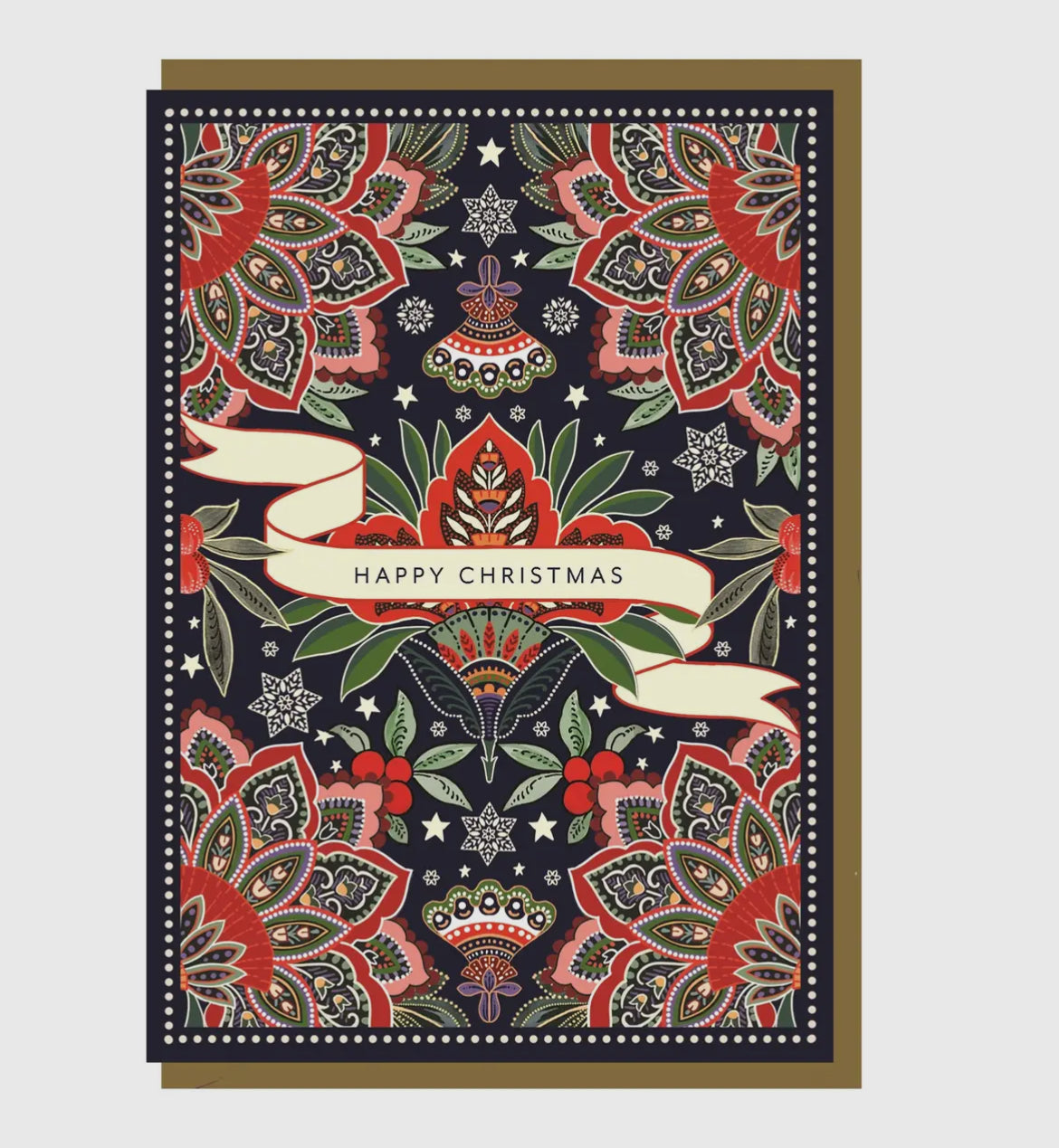 Christmas Monaic Christmas Card