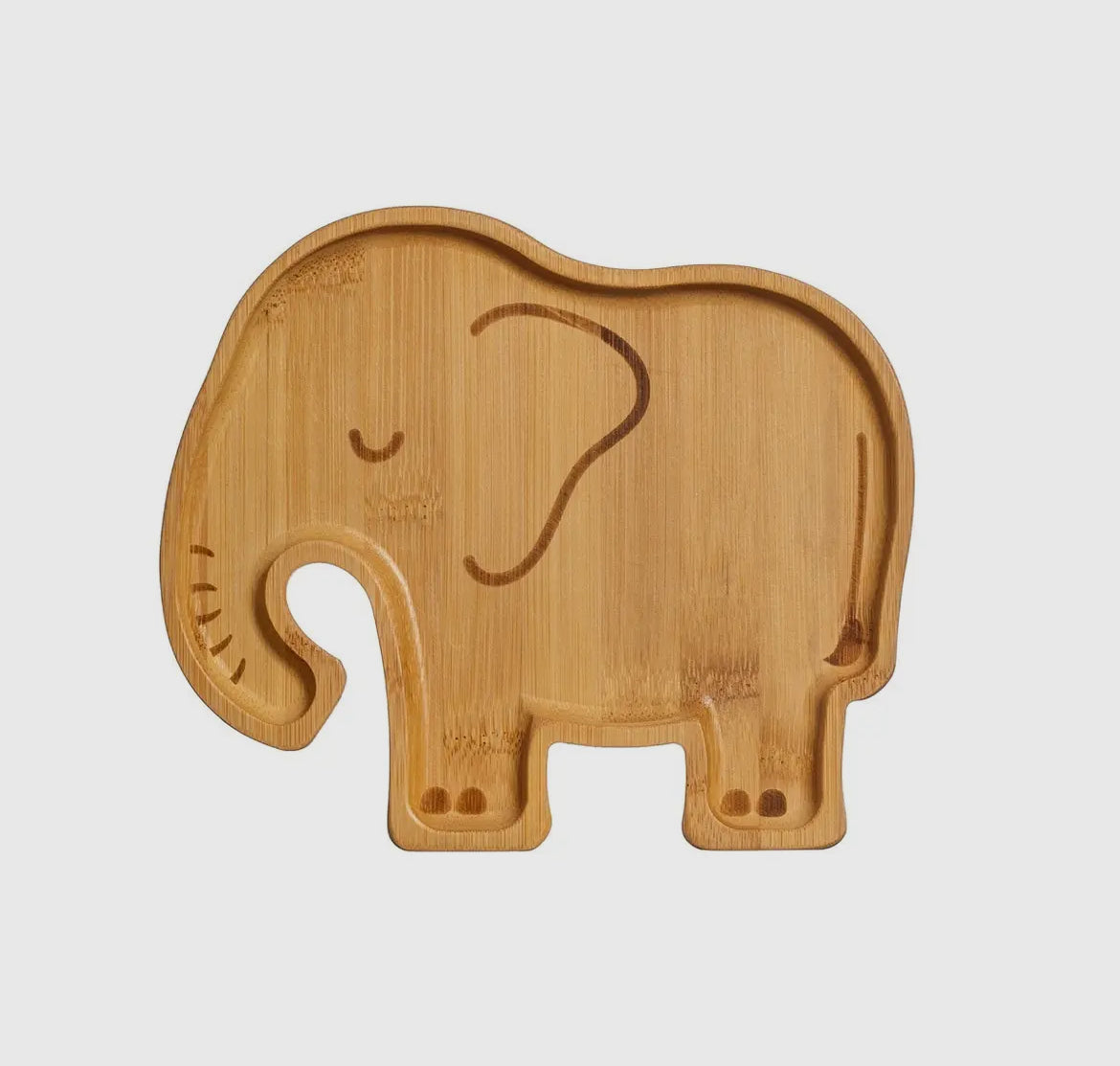 Elephant Bamboo Plate