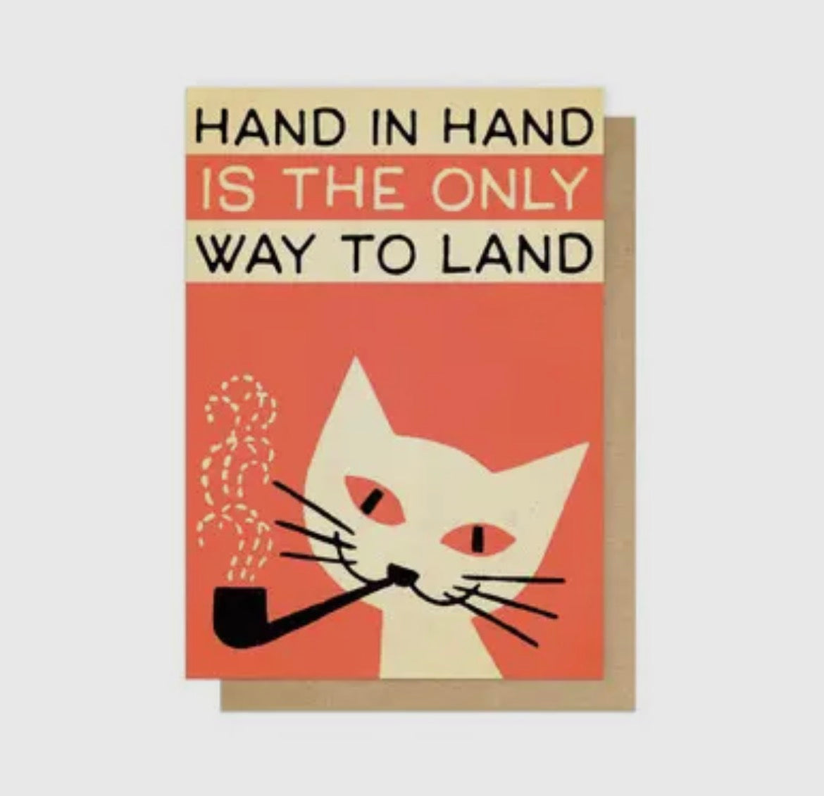 Love Cats (Hand in Hand) Greetings Card