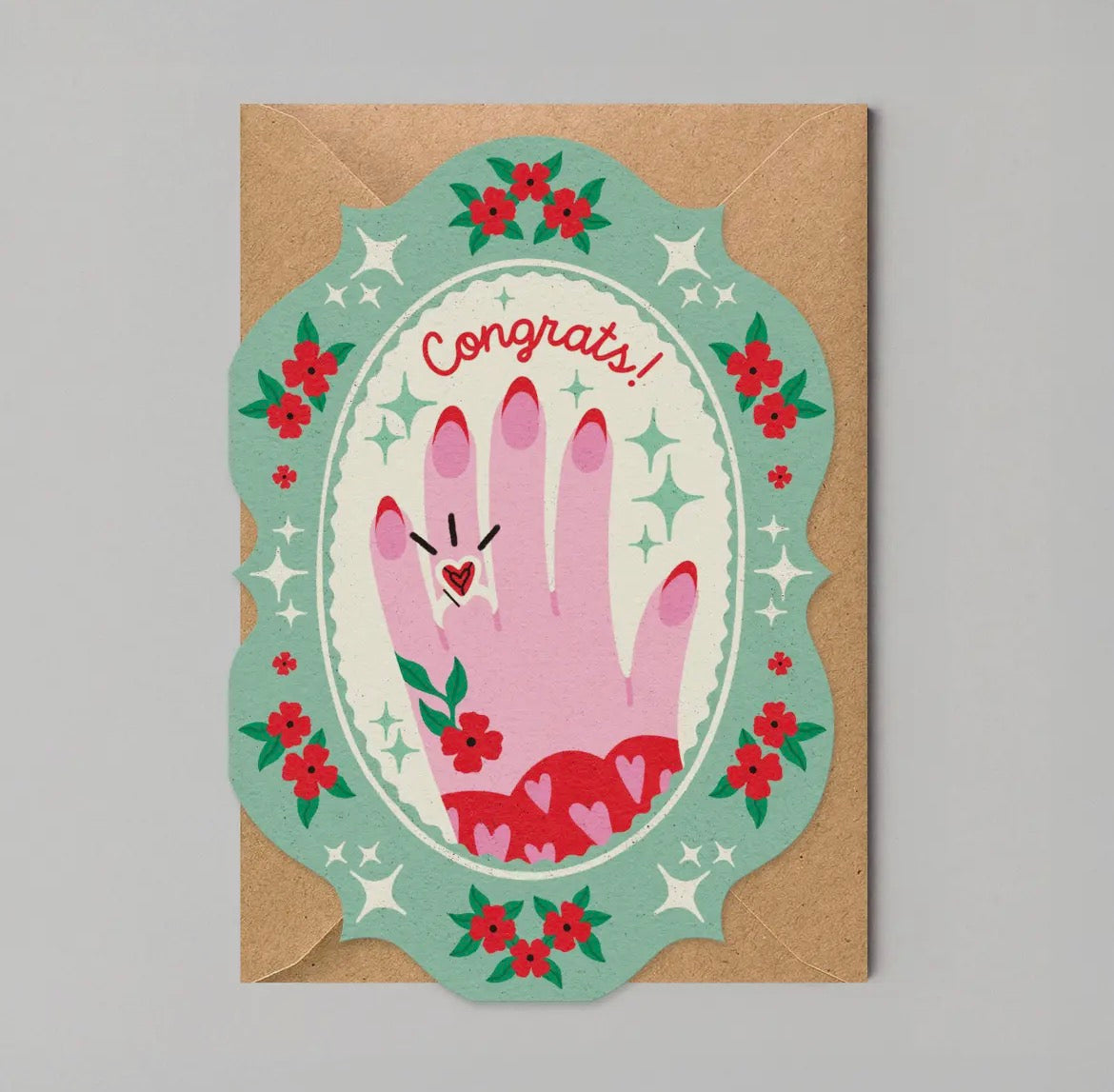 Congrats Ring Engagement Card