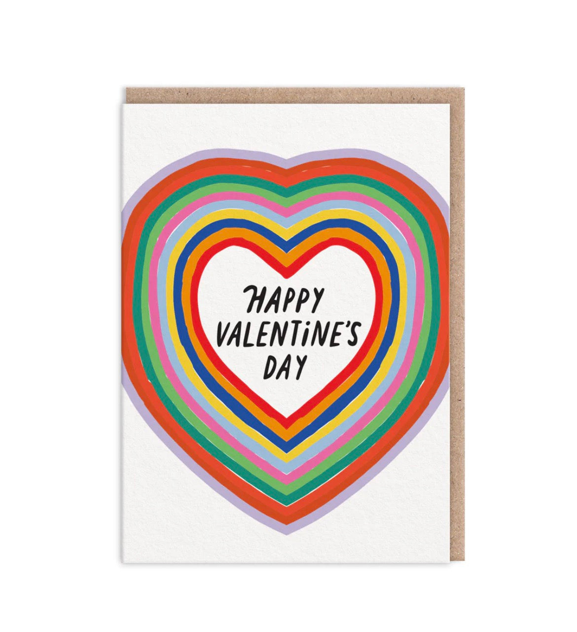 Rainbow Heart Greeting Card