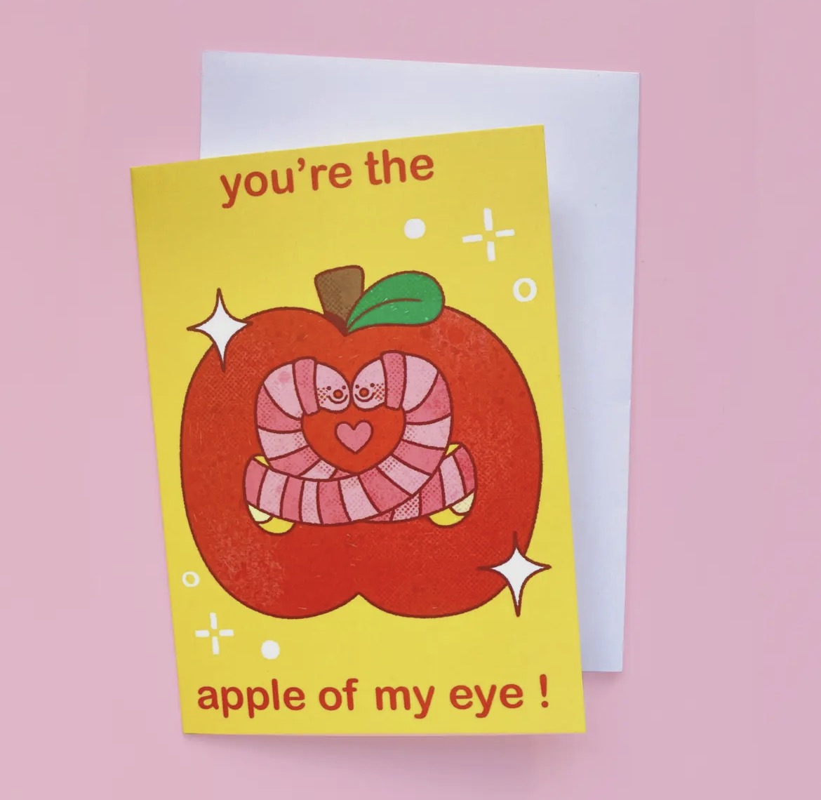 Apple of My Eye Greetings Card