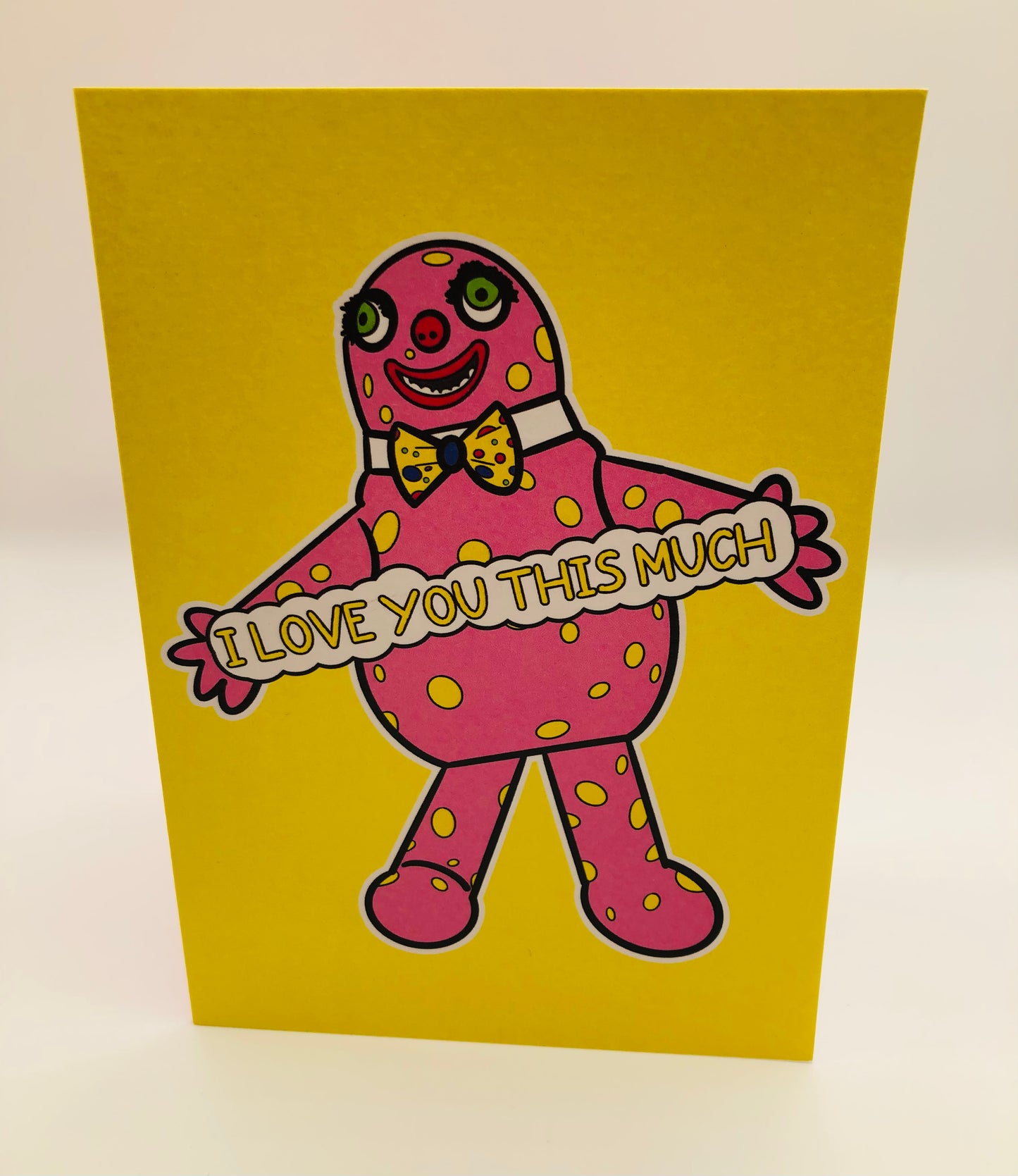 I Love You This Much Blobby Card