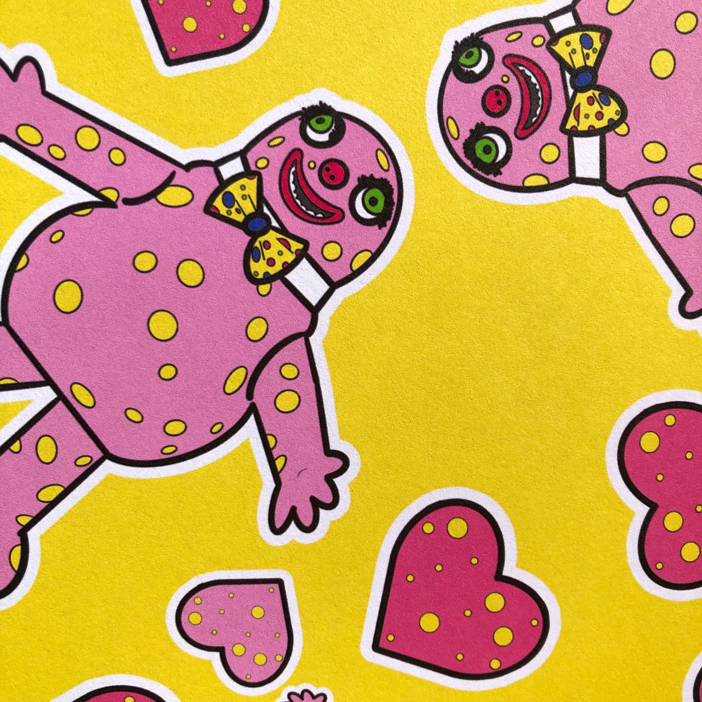 Blobby Heart Wrapping Paper