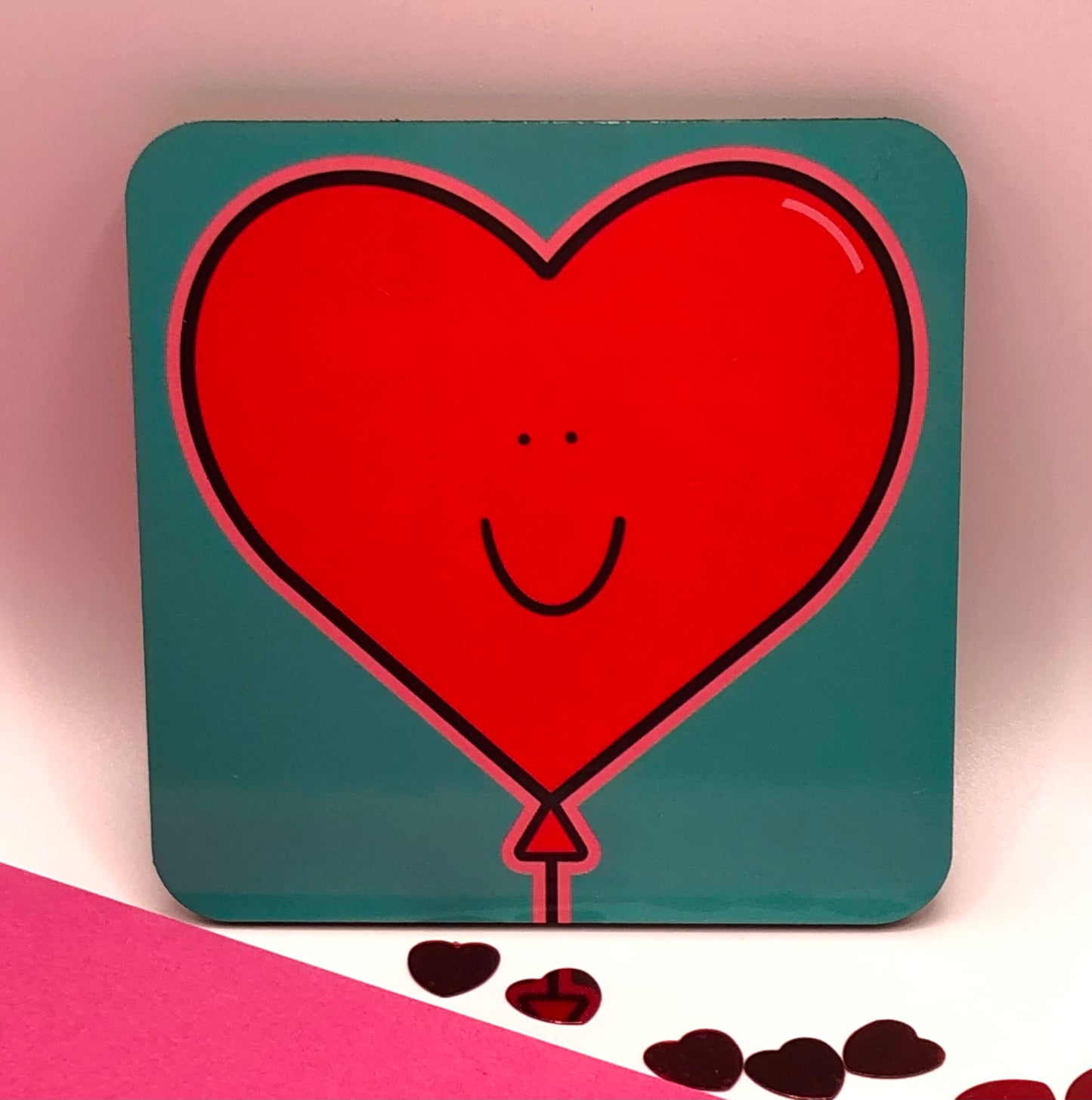 Heart Balloon Coaster