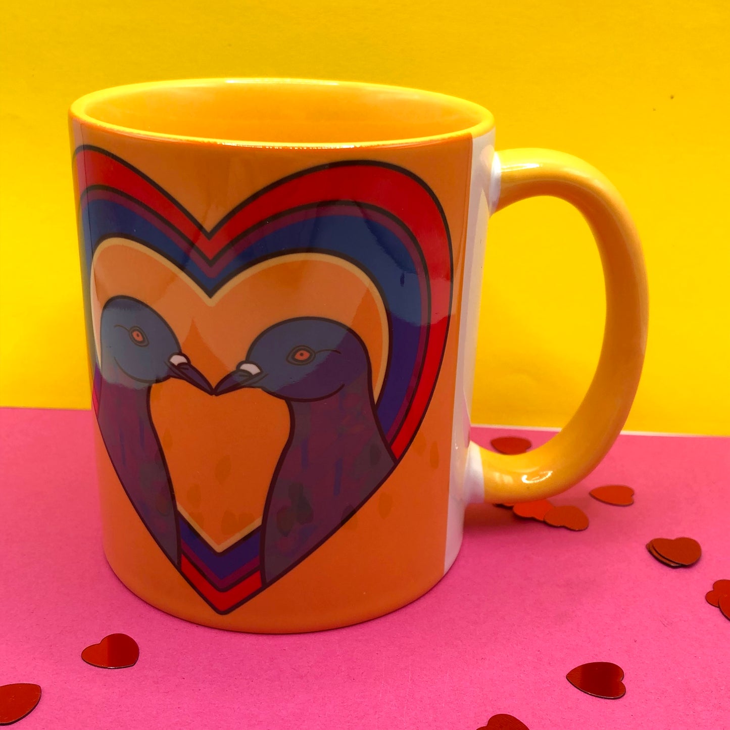 Pigeon Love Mug