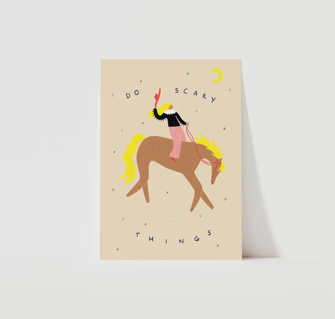 Do Scary Things Art Print