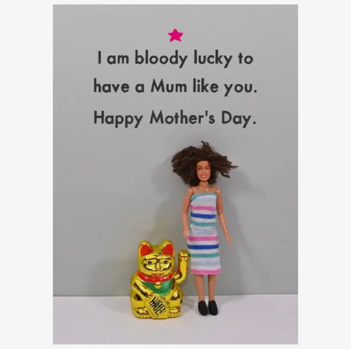 Bloody Lucky Mum Mother's Day Card