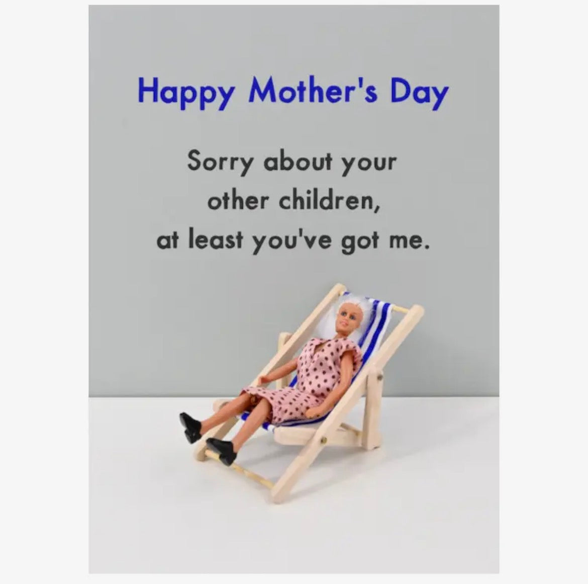 Sorry About the Kids Mother's Card