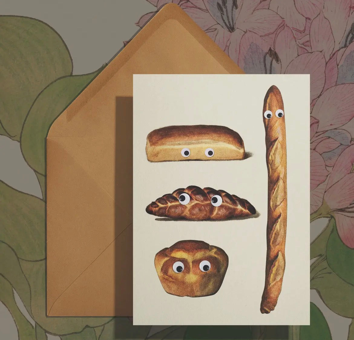 Googly Bread Card