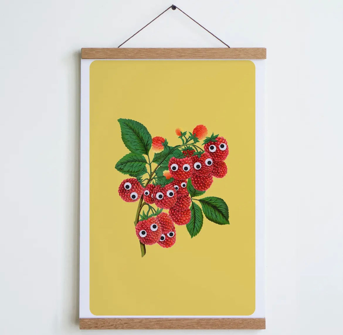 Googly Raspberries Print