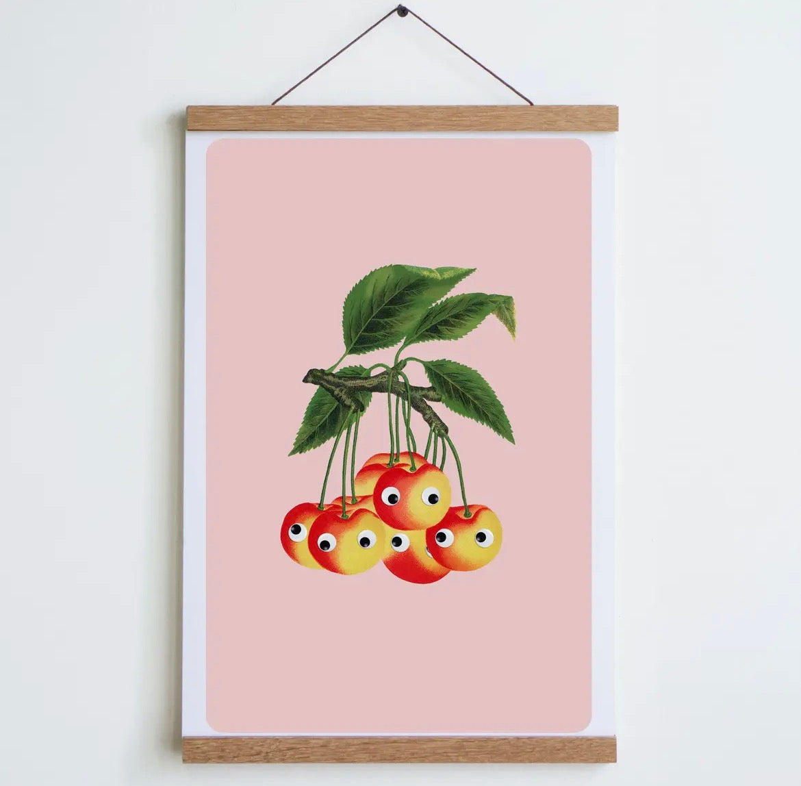 Googly Cherries Print