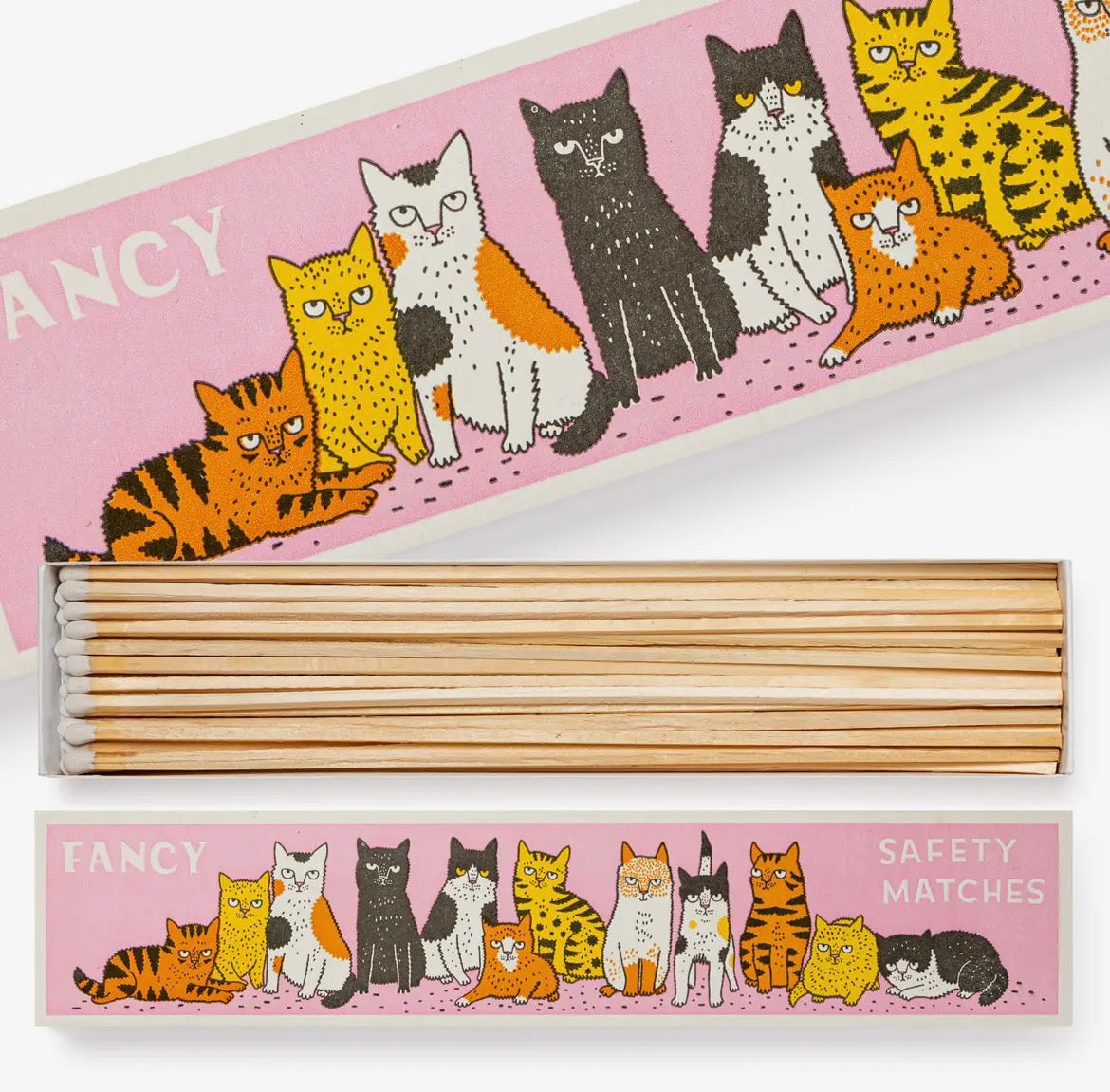 Fancy Cat Safety Matches