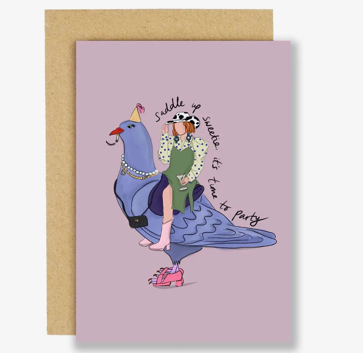 Saddle Up, It's Time To Party Birthday Card