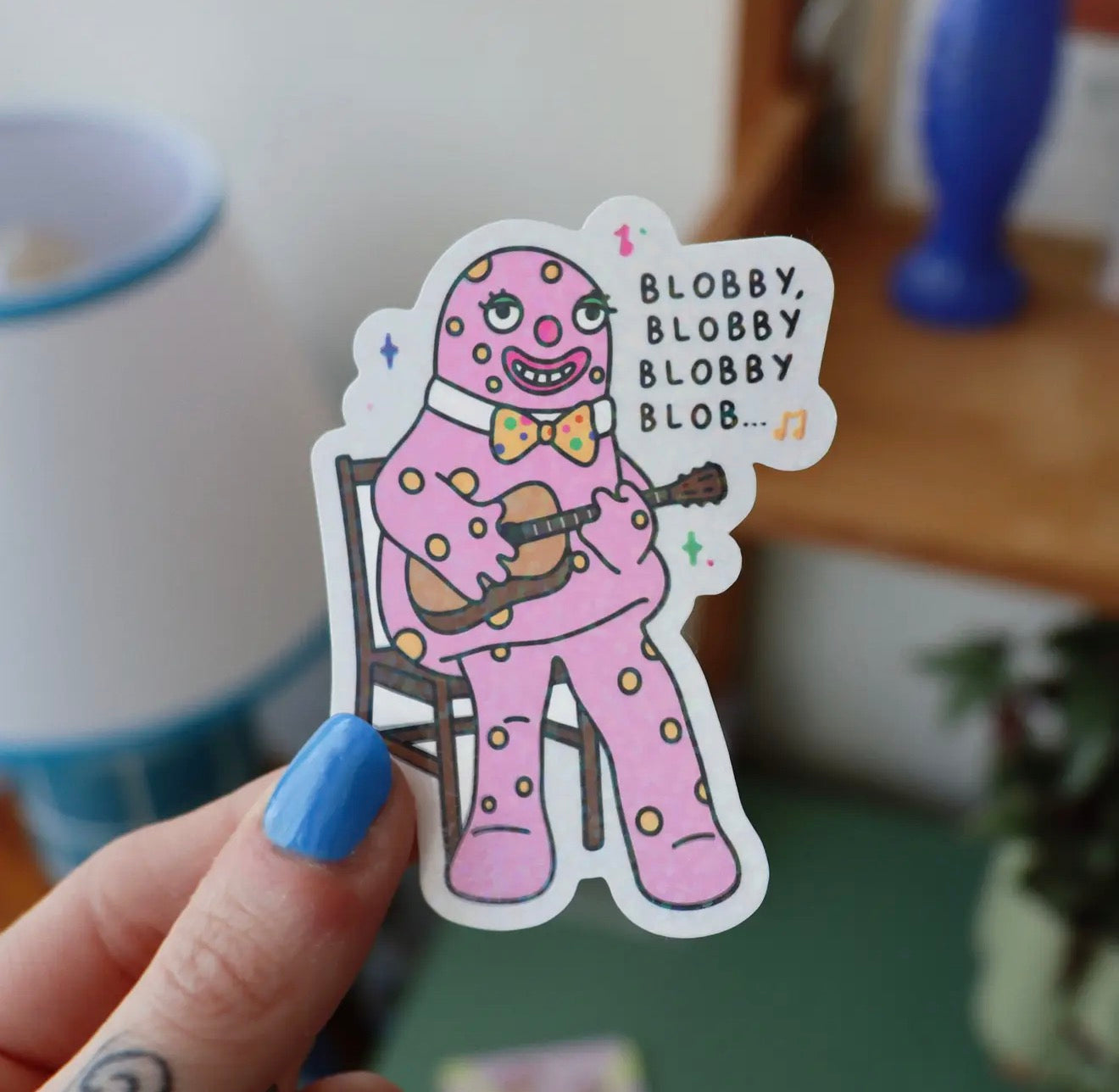 Blobby Blob Vinyl Sticker