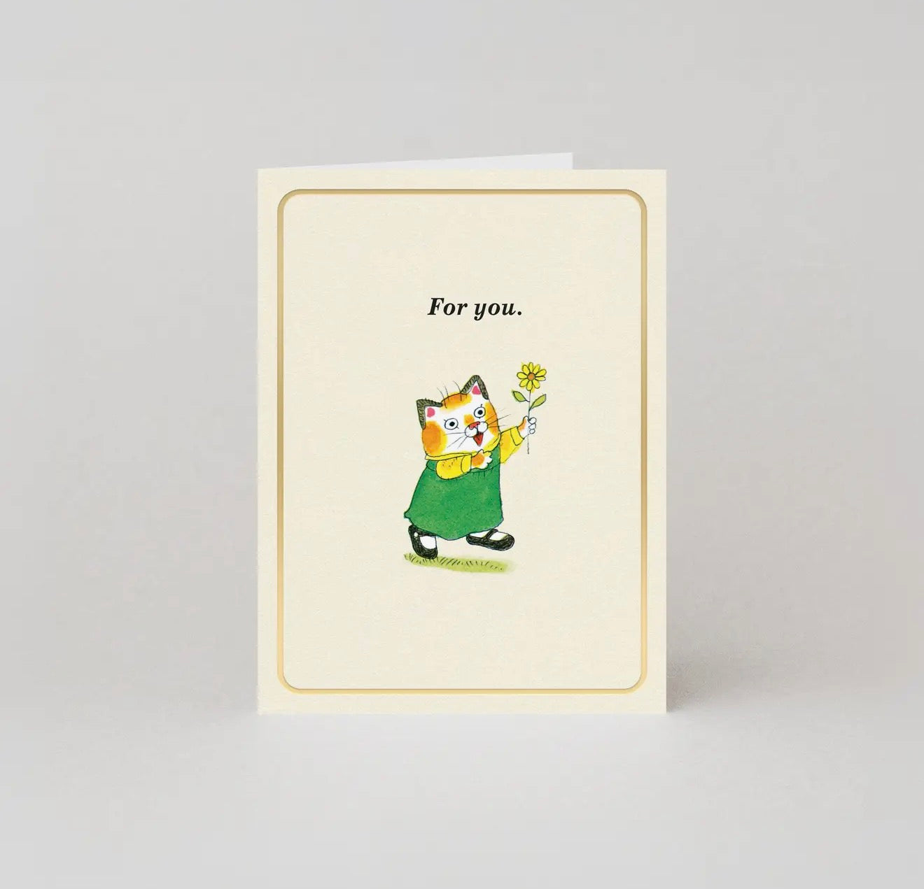 For You Gold Foil Mini Card
