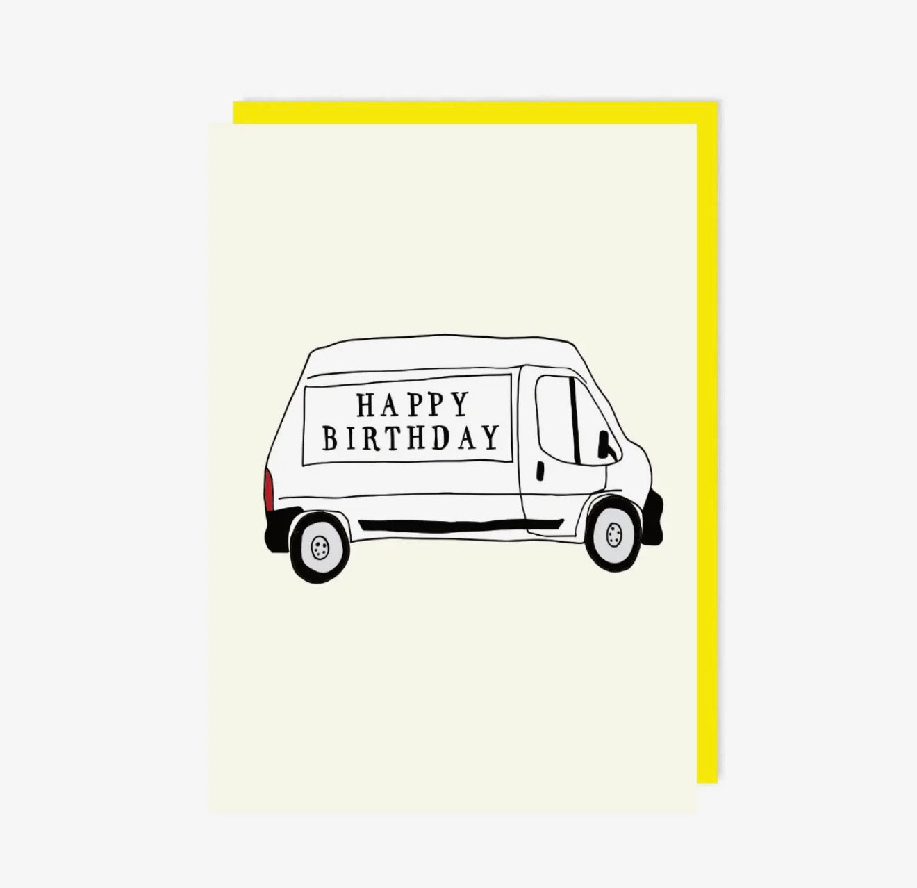 Birthday Van Card