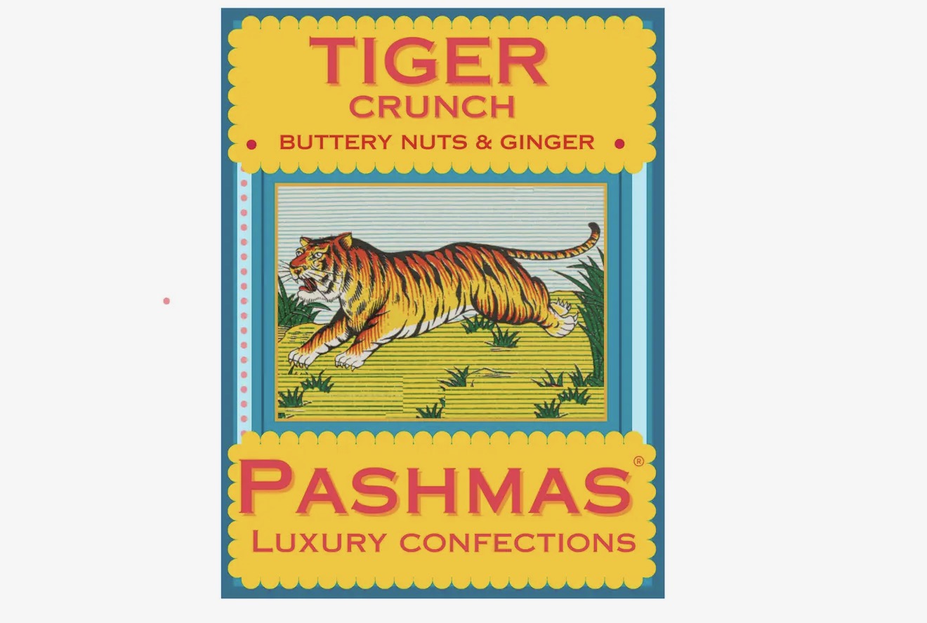 Pashmas Luxury Indian Confections Tiger Crunch
