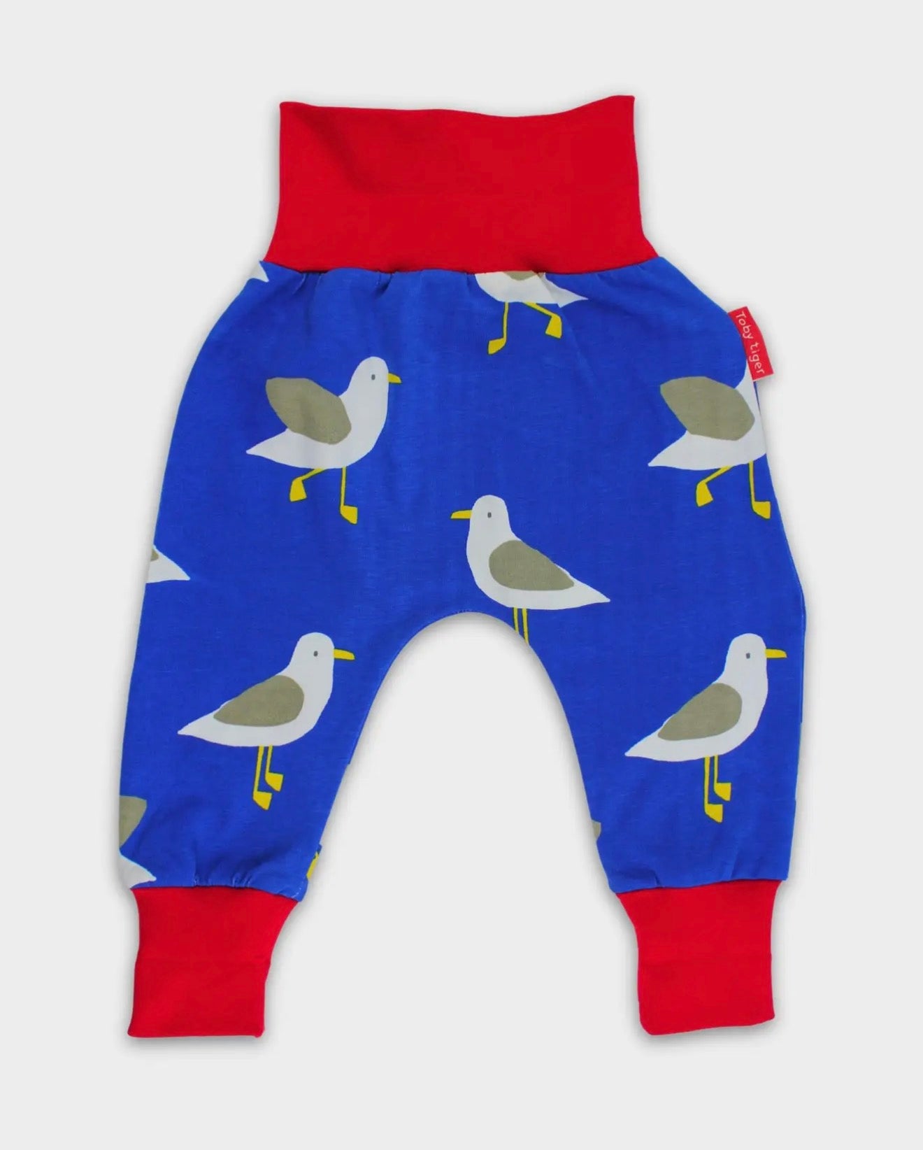 Organic Seagull Harbour Print Yoga Pants