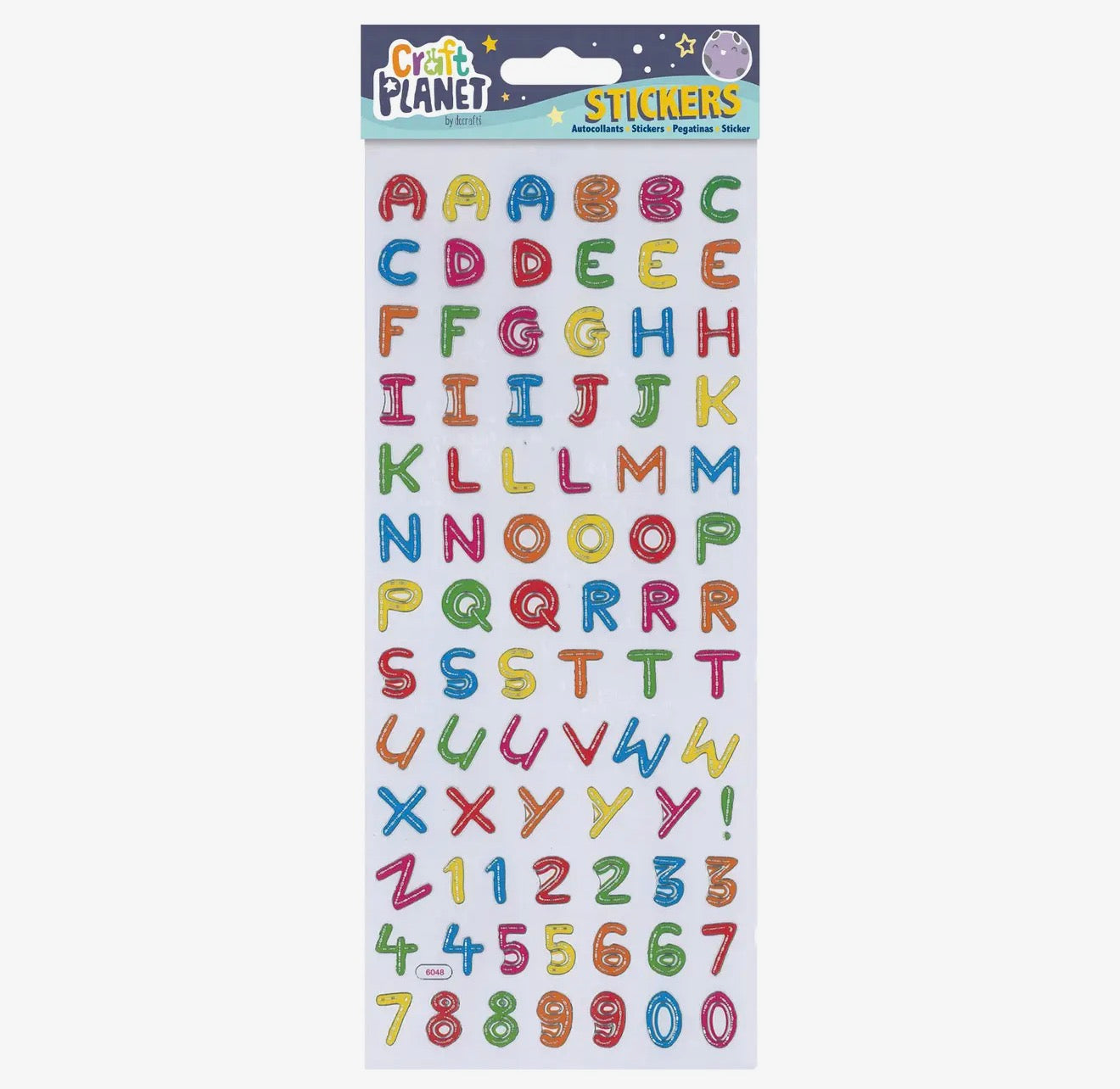 Alphabet Sticker Sheet