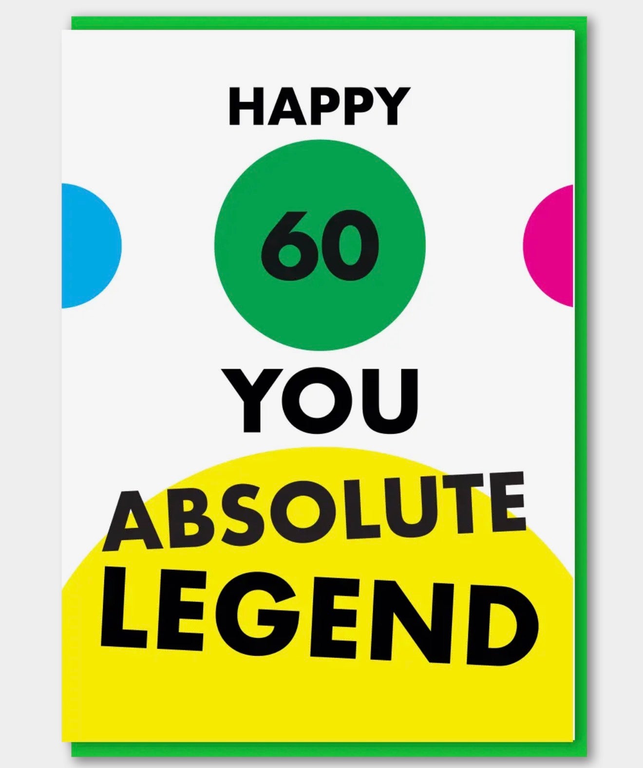 Happy 60 You Absolutely Legend Birthday Greeting Card