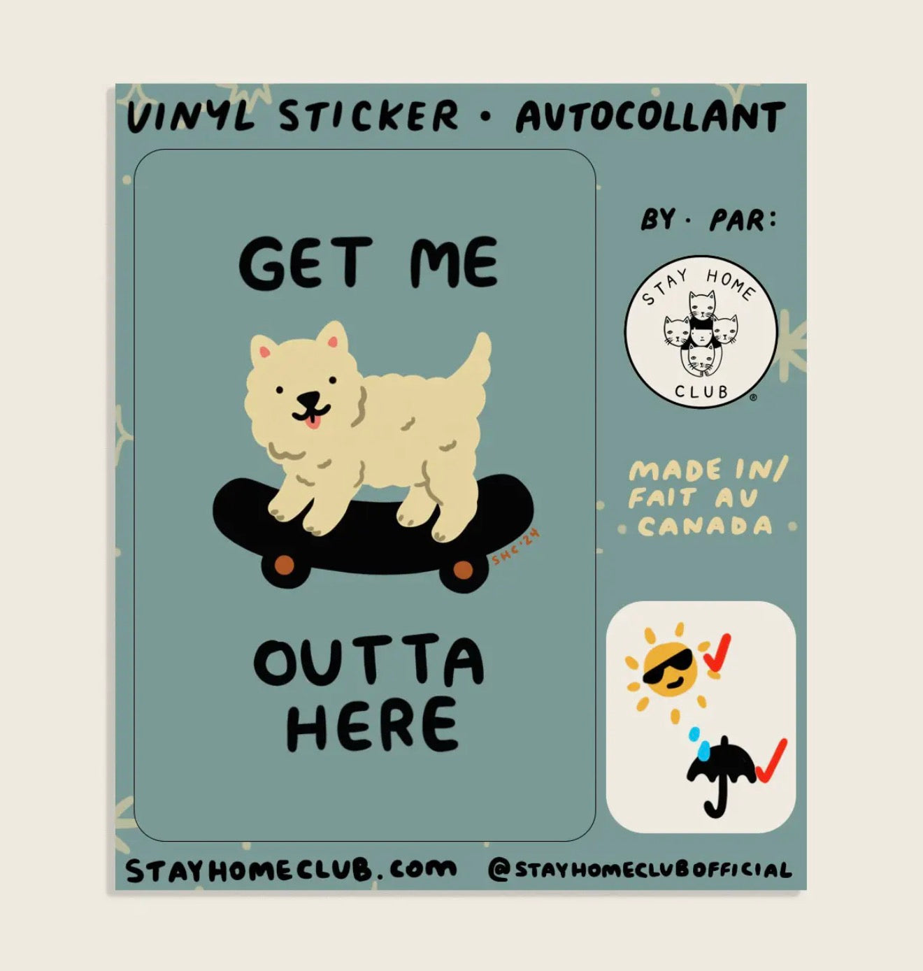 Get Me Outta Here Sticker