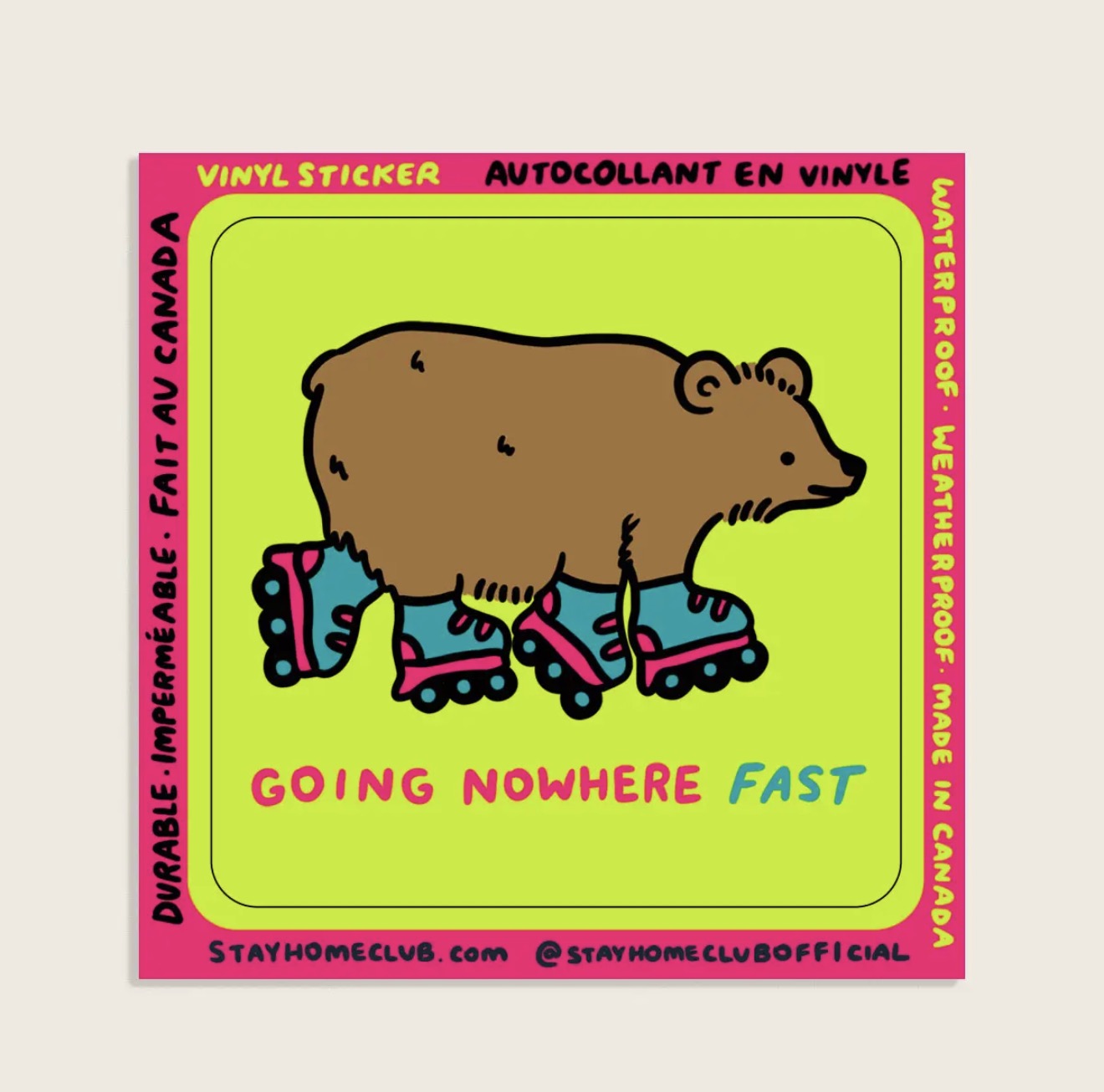 Going Nowhere Fast Sticker