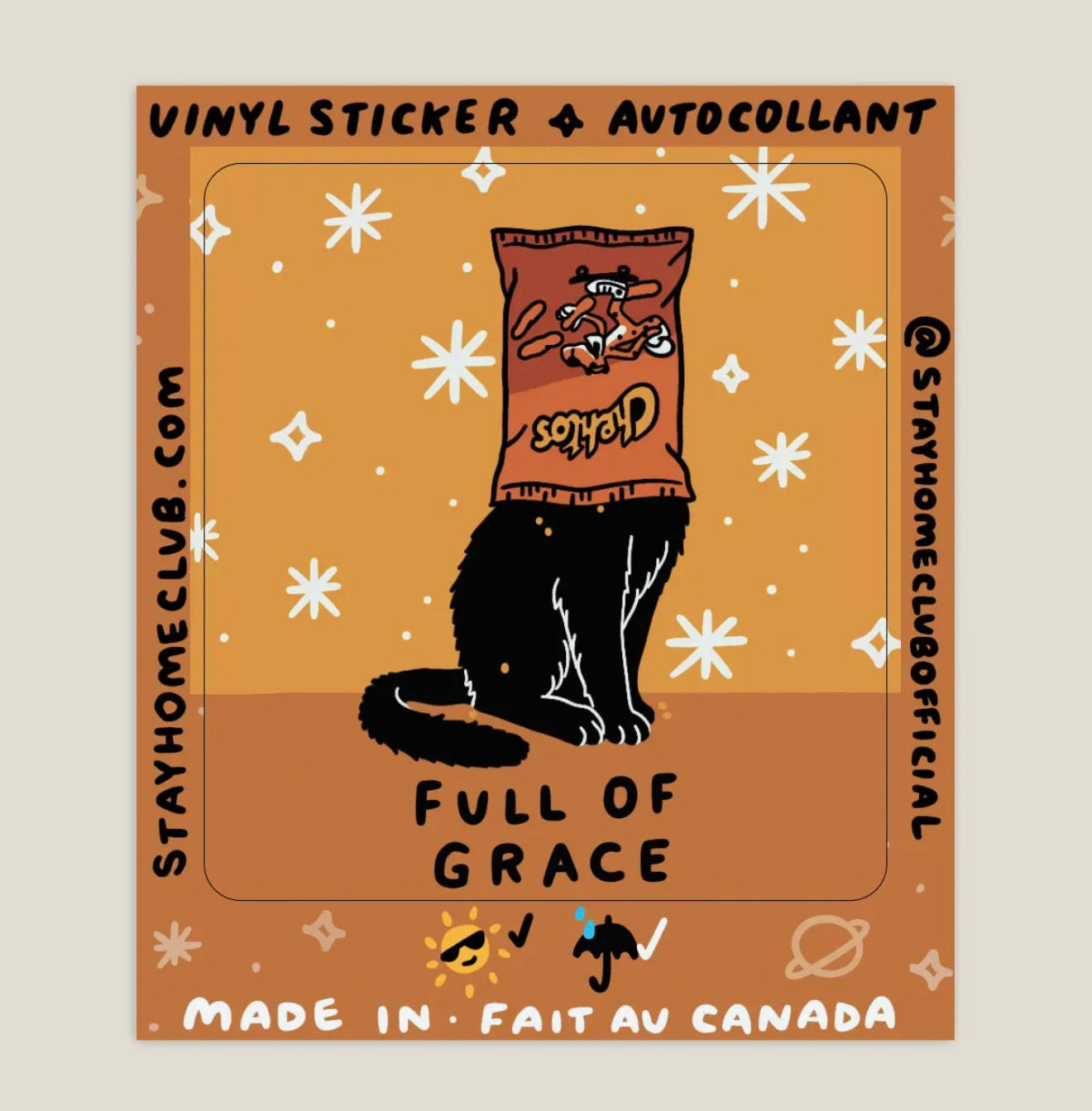 Full of Grace Sticker
