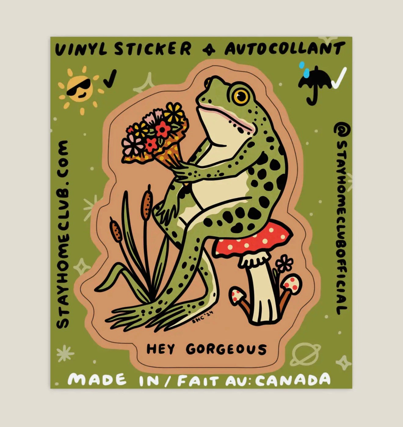 Hey Gorgeous Sticker