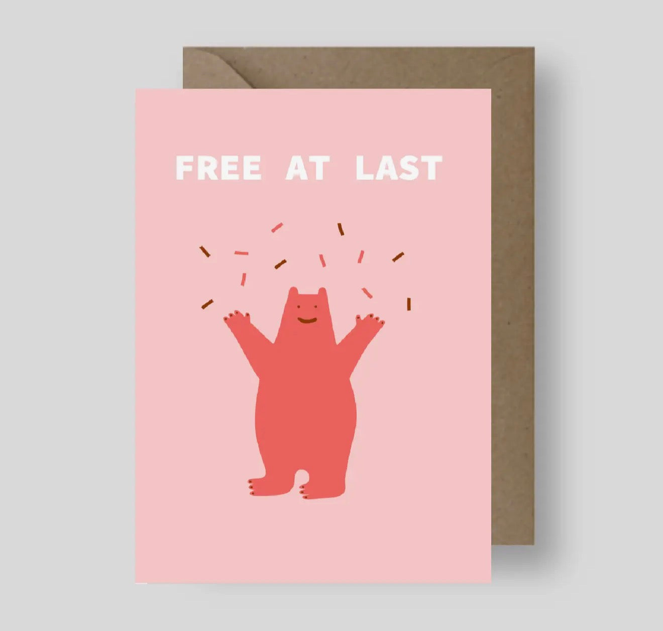 Free At Last Greeting Card