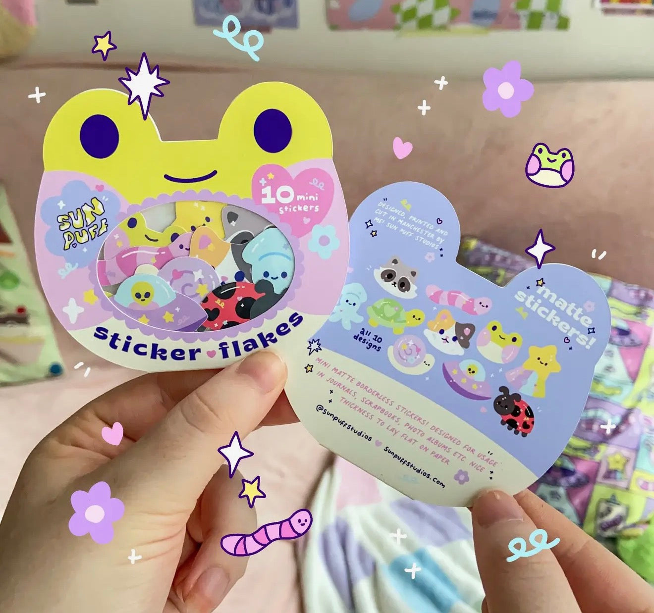 Froggy Sticker Flakes