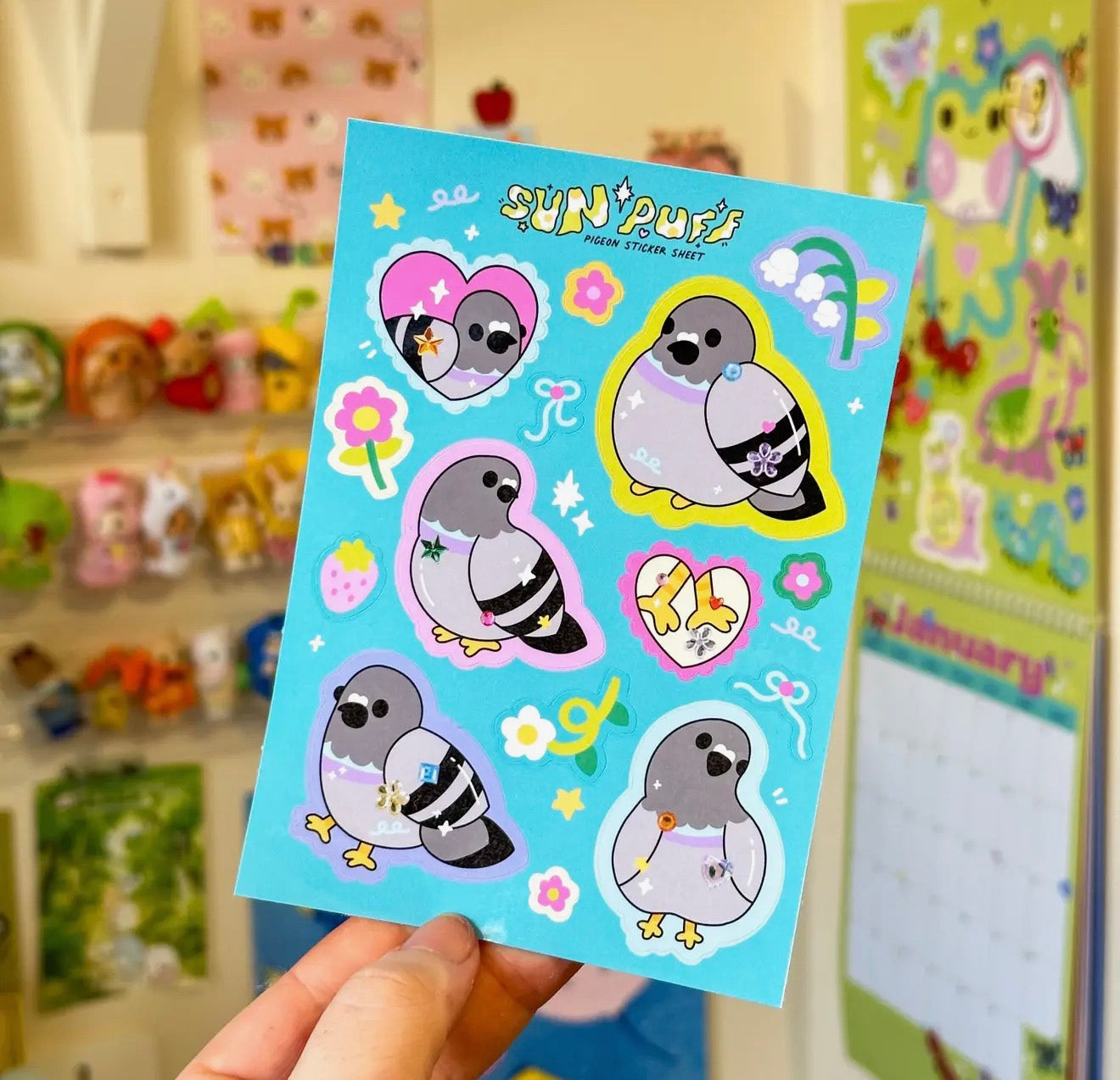 Pigeon Sticker Sheet