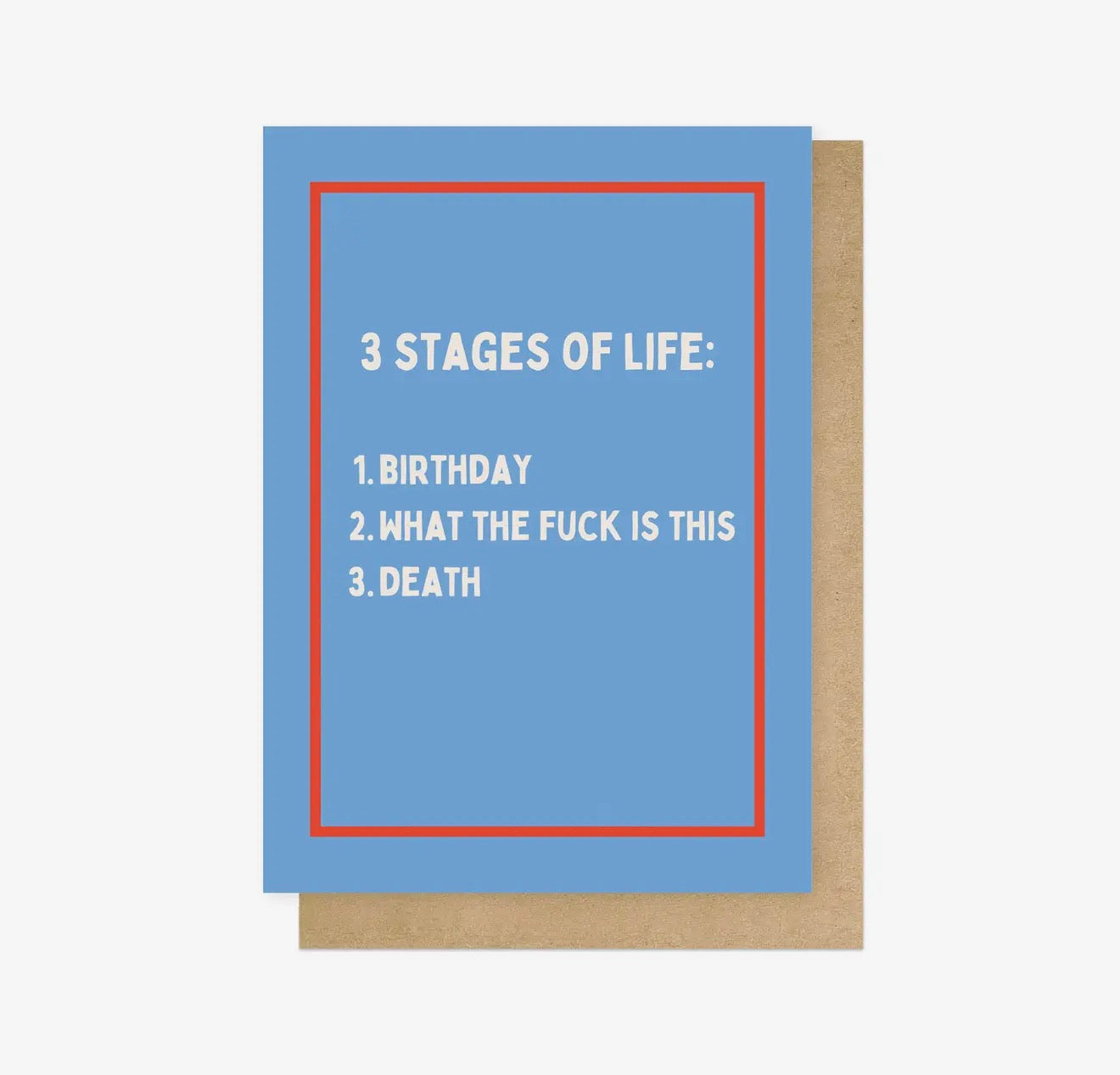 3 Stages of Life Greetings Card