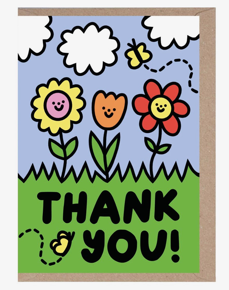 Thank You Flowers Card