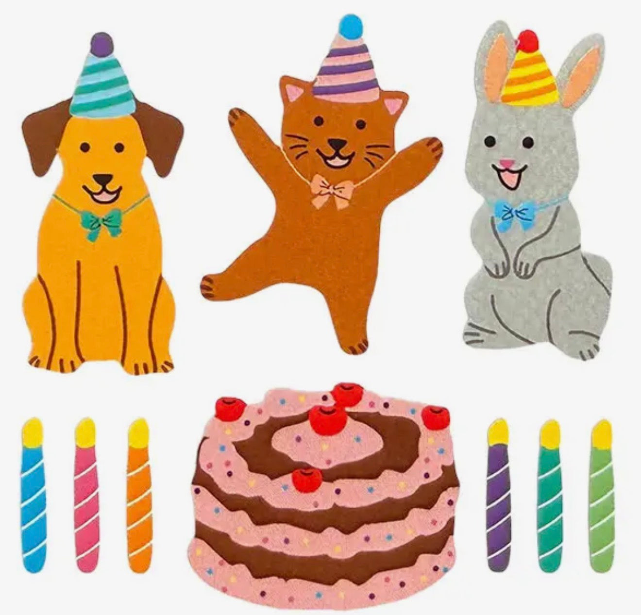 Classic Birthday Pet Sticker Sheet