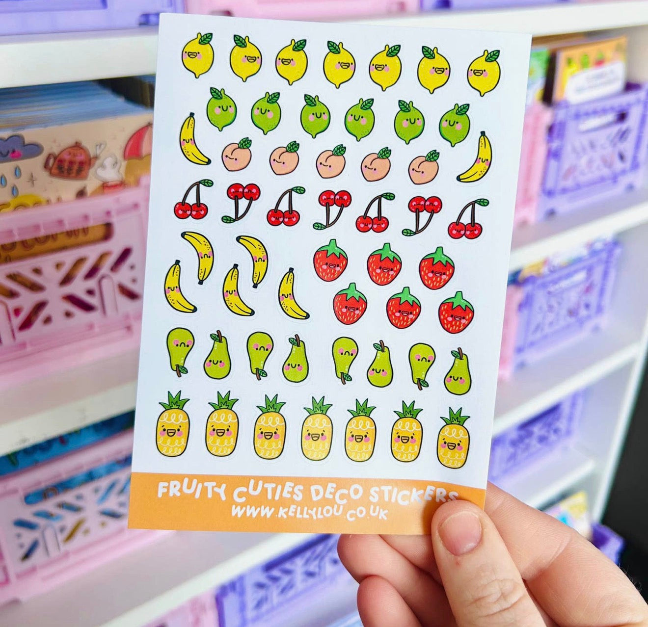Fruity Cuties Sticker Sheet