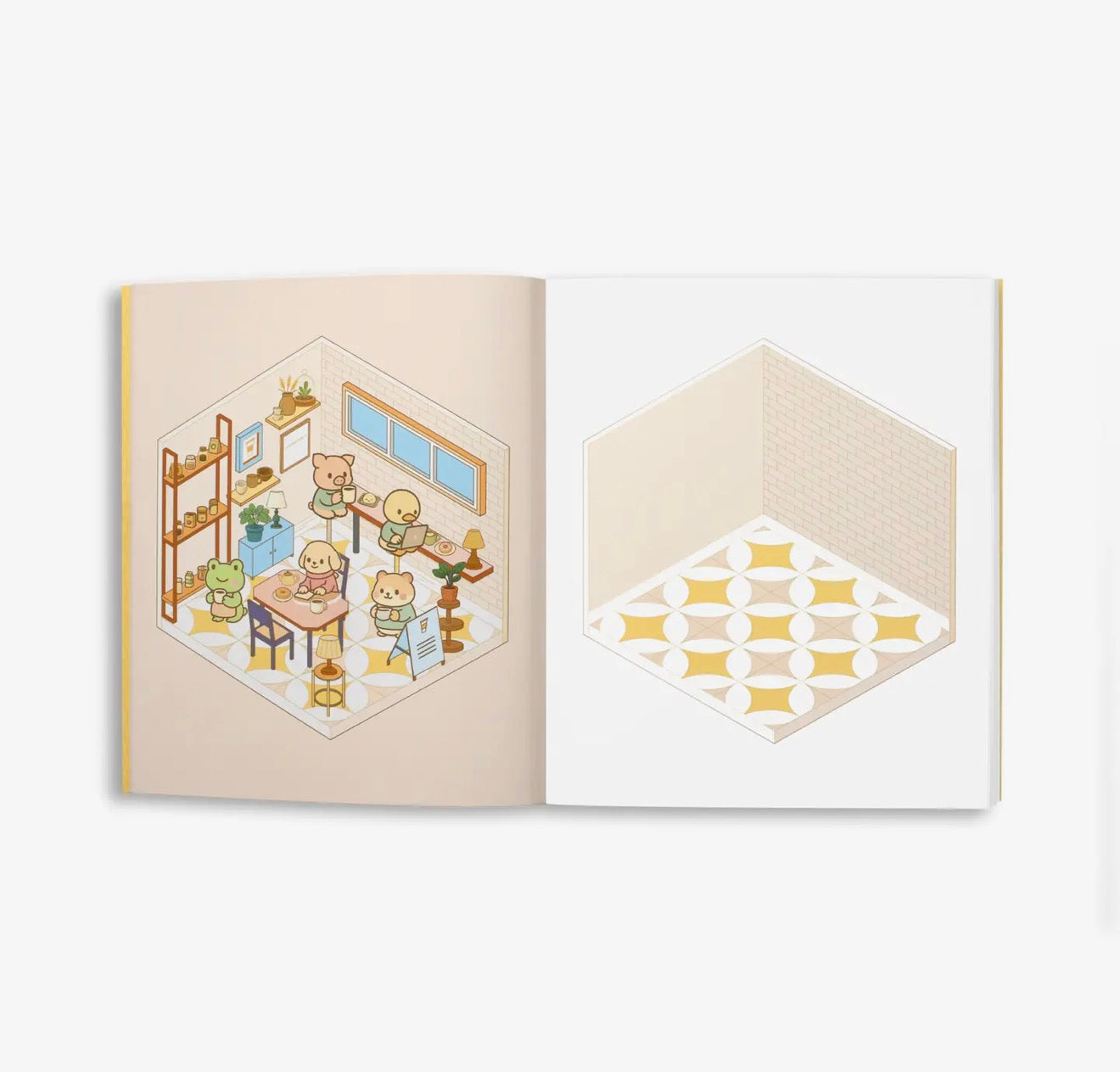 Cute 'n' Cozy Sticker Therapy - Coffee Shop