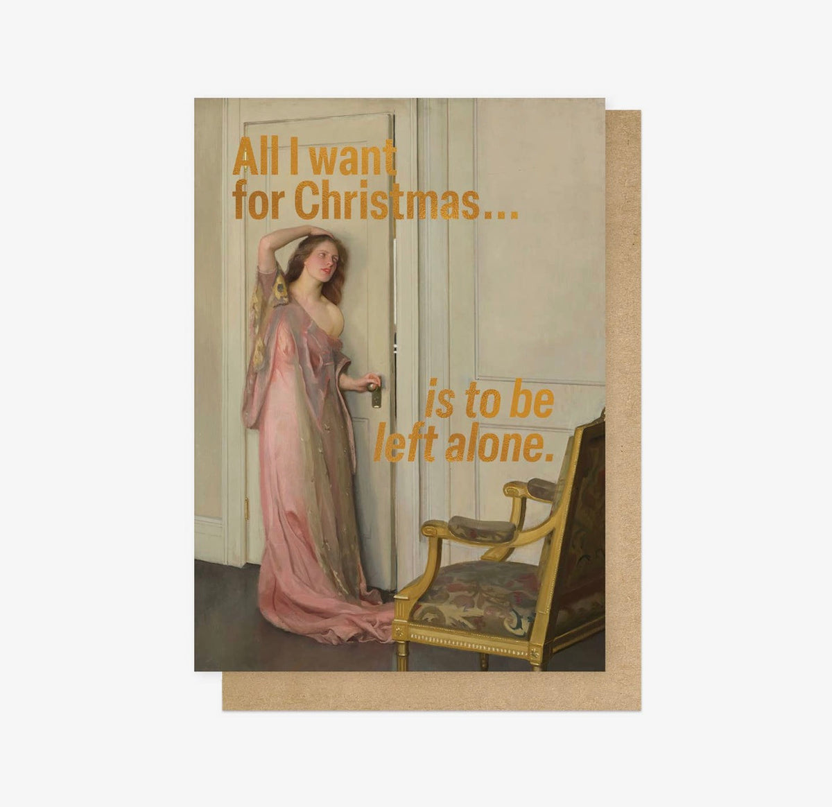 All I Want For Christmas Foiled Greetings Card