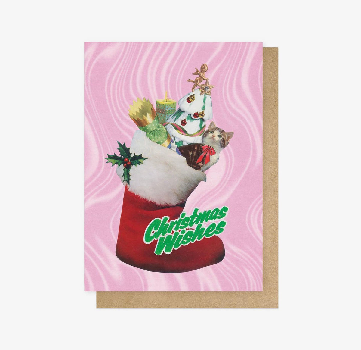 Sweet Stocking Greetings Card